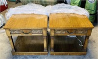 2 Lane Matching End Tables, Great condition