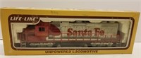 Vintage HO scale Life -Like Santa Fe Dummy engine