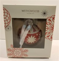 Vintage Wedgewood Christmas bulb ornament