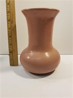 Vintage Zanesville pottery Rose Colored vase