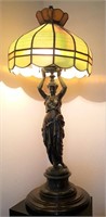 816 - BEAUTIFUL GREEK GODDESS TABLE LAMP