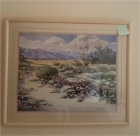 816 - SIGNED & FRAMED DILLIE THOMAS 94 PAINTING