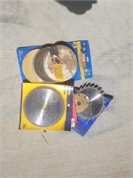 Saw blades and buffing wheel set