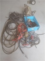 Miscellaneous items air hose belts jumper cables