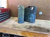 Metal - military fuel canisters