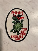 Vintage R U A Turtle Patch 1970s