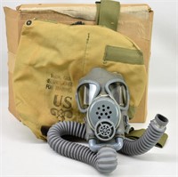 RECONDITIONED WWII US ARMY M3 DIAPHRAGM GAS MASK