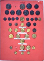 ASSORTED US MILITARY UNIFORM BUTTONS