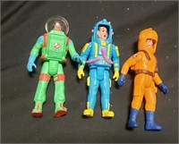 (3) 1989 REAL GHOSTBUSTERS ACTION FIGURES