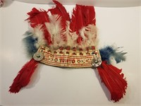 Vintage toy Cowboys & Indians feather headdress