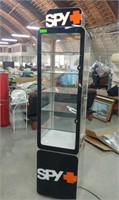 SPY+ Display case, comes with keys, sign light