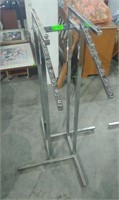 Metal Clothing Rack- approx 50 inches tall
