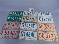 Ohio License Plates Sets