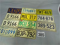 Automobile  License Plates