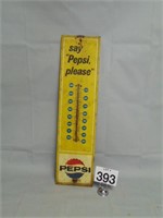 Pepsi Thermometer  1964    Works
