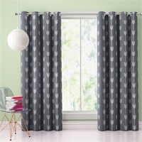 Geometric Outdoor Grommet Curtains 2 Panels