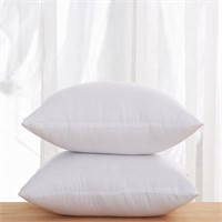 Set of 2 - Soft Hypoallergenic Throw Pillow Insert