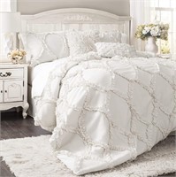 Lush Decor Comforter Ruffled 3 Piece Set