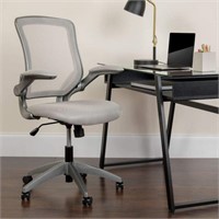 Mid-Back Gray Mesh Swivel Task Chair