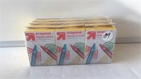 12 boxes classic color crayons
