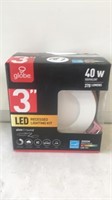 3” led recessed light kit round white