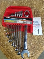 Grip 11 pc combo SAE wrench set