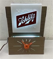* Schlitz Lighted cash register clock light works