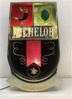 Michelob lighted sign Works nice shape 11x18