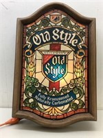 * 1970’s Old Style plastic faux stain glass style