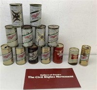 Lot of Miller cans 1950’s,60’s,70’s