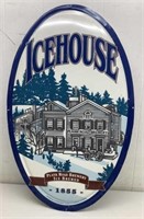 * Miller Icehouse tin bar sign. 19 x 31
