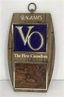 Segram's VO wall advertising plaque
