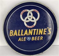 Vtg Ballantine's Ale beer serving tray