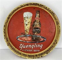 Vtg Yuengling Beer serving tray w/ rare black