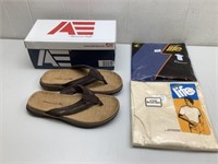 New items  Sz 10.5 American Eagle sandals & (2)