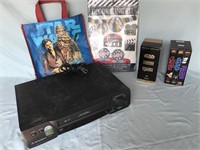 Star Wars VHS Movies and VCR Player