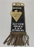 Bay View Lodge #131 Knights of Pyhhias badge