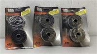 (3) double pack of Black & Decker line spools