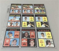 (8) Assorted baseball cards 1970