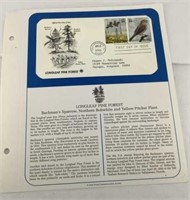 Longleaf Pine Forrest 1st Day Issue Stamp