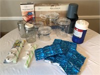 Canisters, Ball Jars, Thermos Ice Packs and More