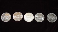 5  CANADIAN SILVER DOLLARS