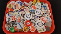 LARGE QUANTITY OF ADVERTISING PINS
