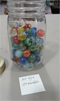 90 marbles by the tag