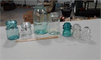 Fruit jars and glass insulators