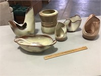 6 pieces of Frankoma pottery