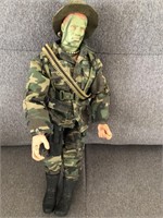 Vintage G.I. Joe Doll in Camouflage