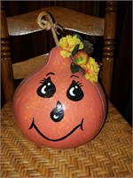 PAINTED FALL GOURD