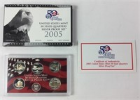 2005 S US Mint 50 State Quarters Silver