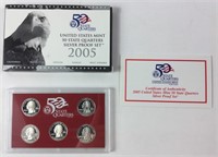 2005 S US Mint 50 State Quarters Silver